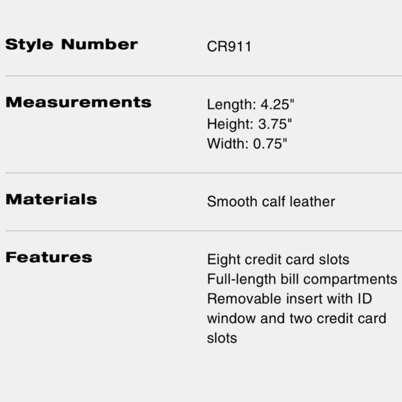 Coach Mens 3 In 1 Sport Calf Leather Wallet Black - Picture 9 of 10